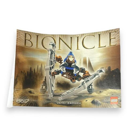Vintage LEGO BIONICLE Vahki Zadakh Metru Nui 8617 Complete Set with Canister - Picture 12 of 13